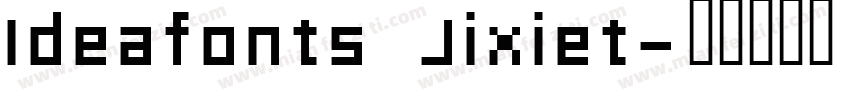 Ideafonts Jixiet字体转换
